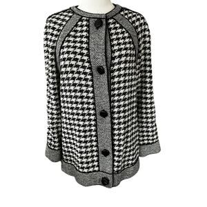 Proenza Schouler Houndstooth Wool Blazer‎ Jacket Size 6